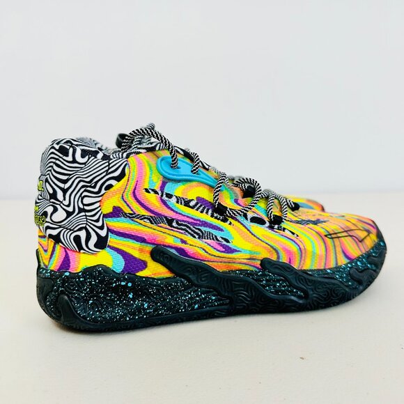 NEW PUMA M.E.L.O. MB.03 GS DEXTER\'S LABORATORY MULTICOLOR BASKETBALL SHOES 6.5 main image 7